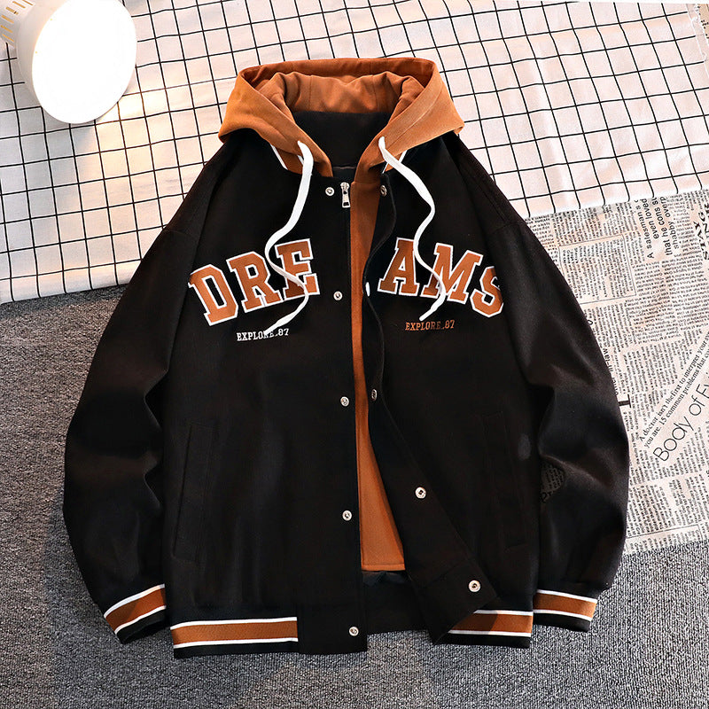Saian - Chaqueta Varsity "Dreams" con Capucha