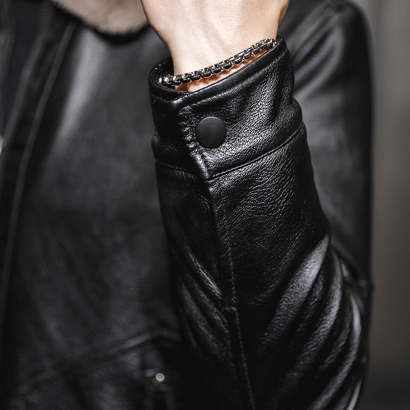 Alejandro - Chaqueta de cuero Boreal