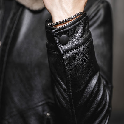 Alejandro - Chaqueta de cuero Boreal