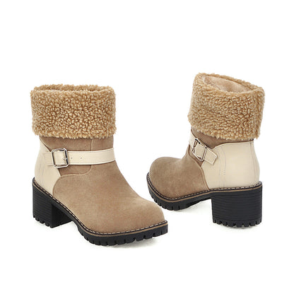 Botín Aurora Cozy con Forro de Borrego