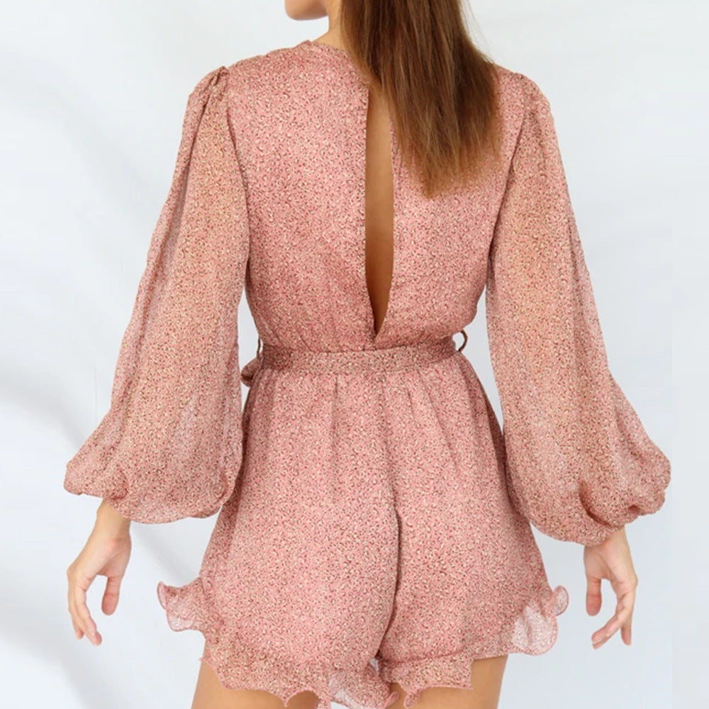 Marina - Mono Corto Romántico de Manga Larga