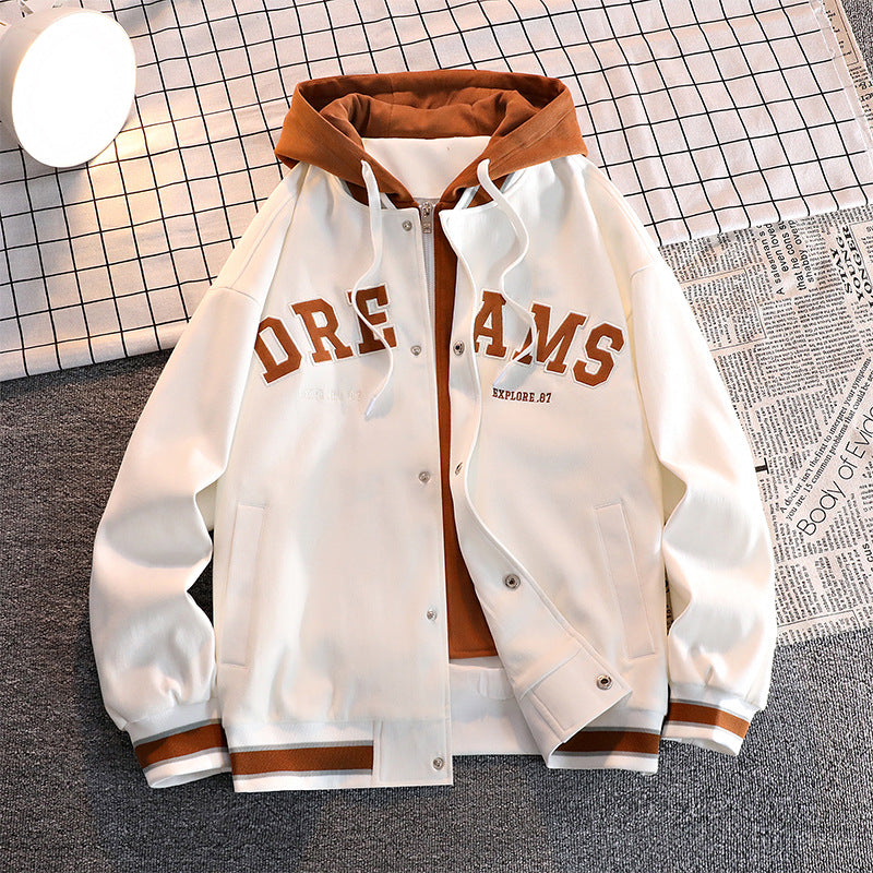 Saian - Chaqueta Varsity "Dreams" con Capucha