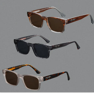 Lía - Gafas de Sol Rectangulares con Marco Translúcido