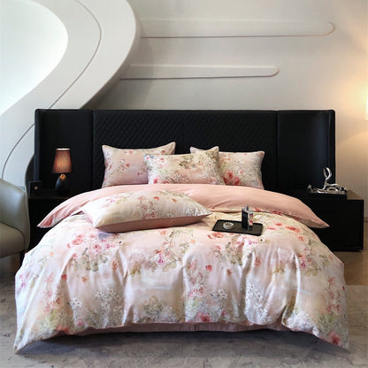 Lúa - Juego de Ropa de Cama Floral de Algodón