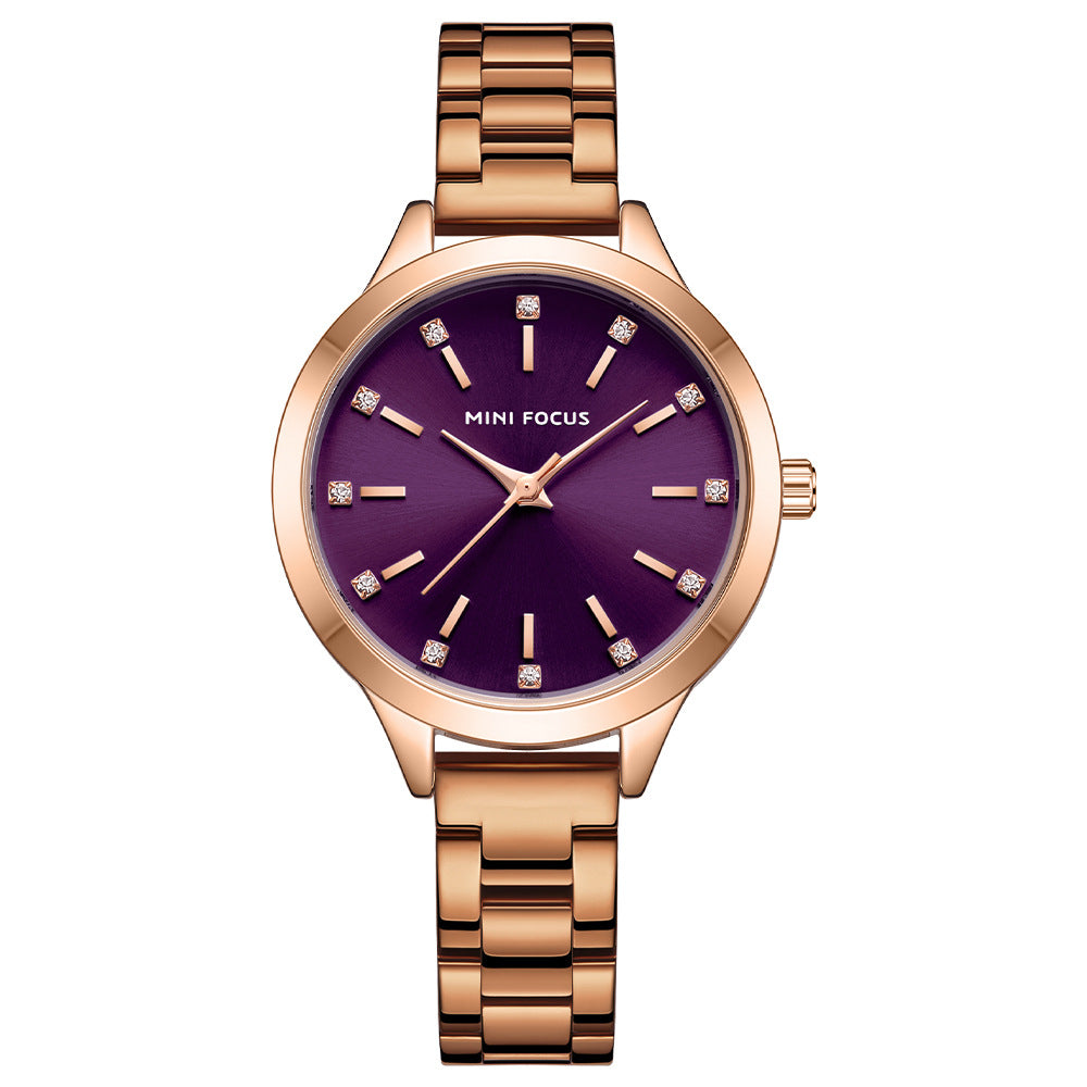 Reloj Mini Focus "Élite" – Elegancia Minimalista con Cristales