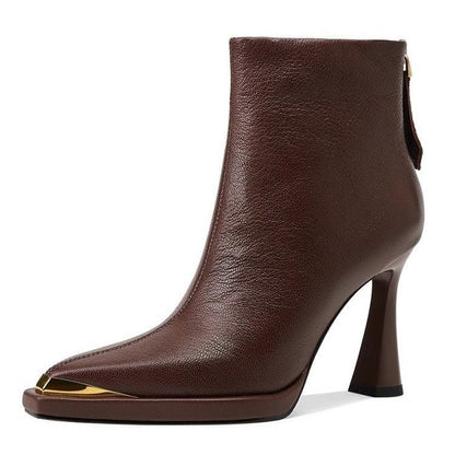 Malena - Zapato de Tacón con Punta Metálica