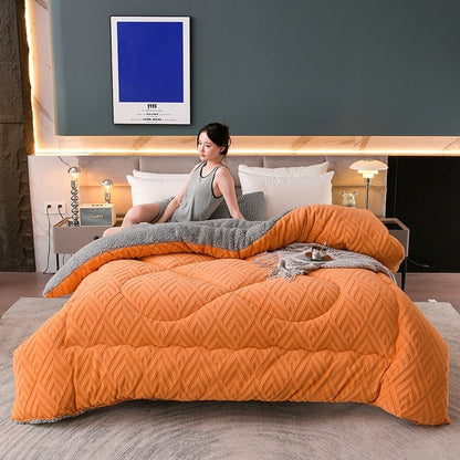 Aurora - Edredón de Invierno de Terciopelo