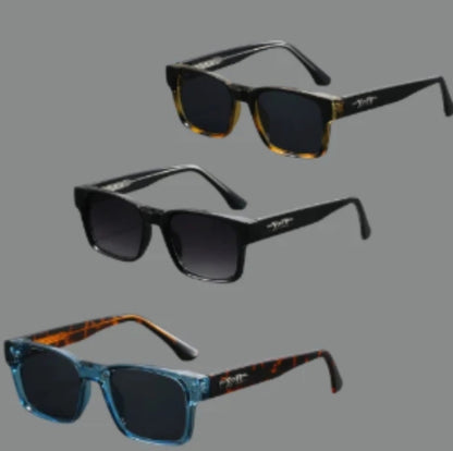 Lía - Gafas de Sol Rectangulares con Marco Translúcido