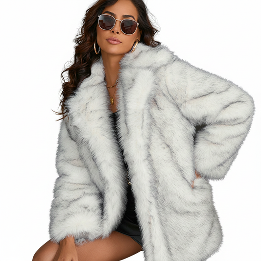 Julieta - Abrigo de Piel Sintética Premium