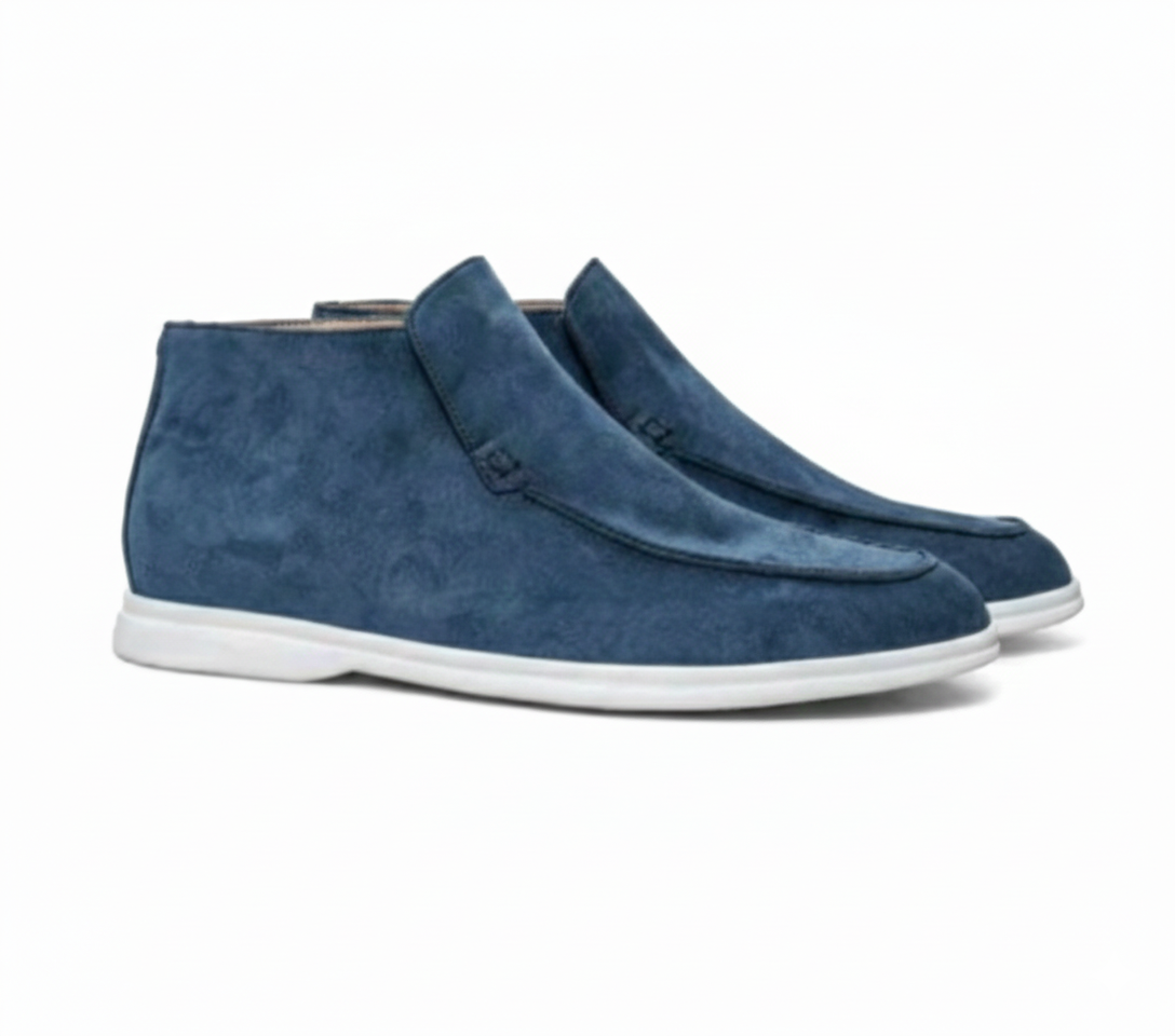 Enzo - Botín Casual de Gamuza con Suela de Goma