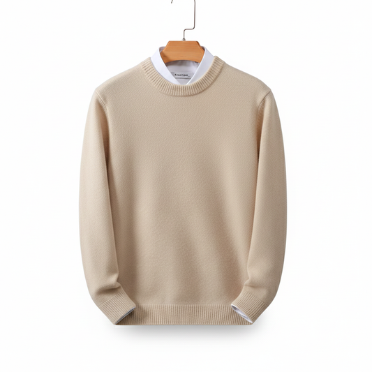 Lucas - Jersey de Punto de Cachemira y Lana