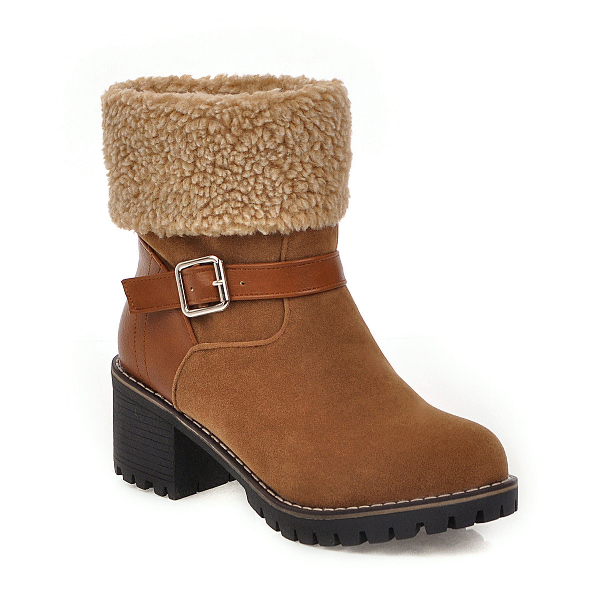 Botín Aurora Cozy con Forro de Borrego
