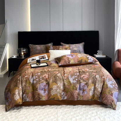 Lúa - Juego de Ropa de Cama Floral de Algodón