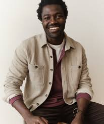 Marcos - Chaqueta Sahariana de Lino Premium